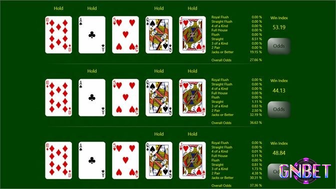 Thể loại draw poker có cách chơi đơn giản, dễ hiểu