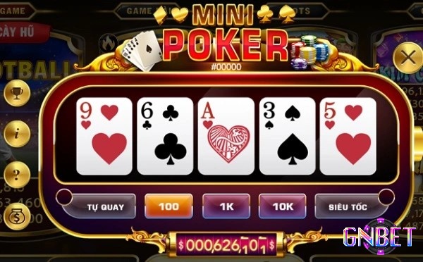 Mini Poker - sự kết hợp độc đáo giữa máy đánh bạc và Poker