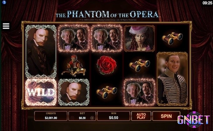 Phantom of the Opera dễ chơi với mức biến động cao