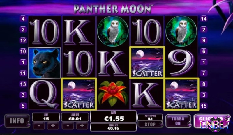 Cách chơi game slot Panther Moon rất đơn giản