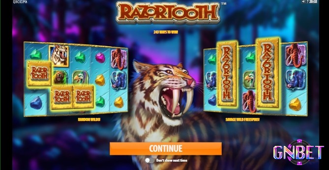 Slots game Razortooth mang đến không gian với đá quý và quái thú